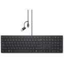 DELL KB525C keyboard Office USB QWERTZ German Black