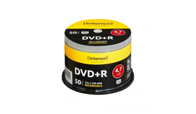 Intenso 4111155 blank DVD 4.7 GB DVD+R 50 pc(s)