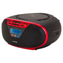 Aiwa BBTU-400RD portable stereo system Analog &amp; digital 6 W FM Red MP3 playback