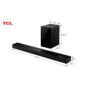 TCL Q Q75H Class 5.1.2 Channel Sound Bar with Dolby Atmos, Ray Danz Technology, and Wireless Subwoof