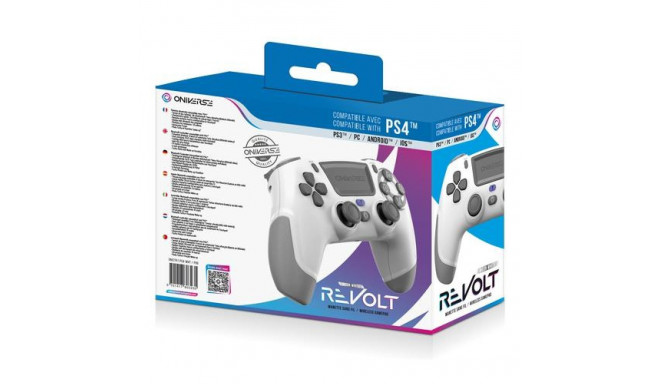 Oniverse Revolt White Bluetooth Gamepad Analogue / Digital Android, PC, PlayStation 4, Playstation 3