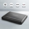 Axagon ADSA-CC USB-C 10Gbps - NVMe M.2 SSD &amp; SATA 2.5/3.5 SSD/HDD CLONE MASTER 2 - Digital/D