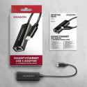 Axagon ADE-ARC USB-C 3.2 Gen 1 - Gigabit Ethernet 10/100/1000 Adapter - Adapter - Digital/Daten 1000