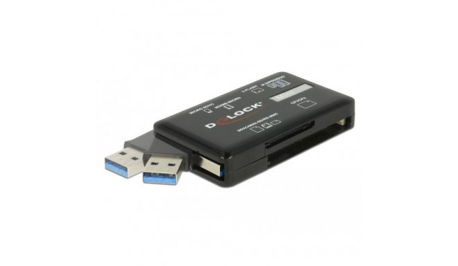 DeLOCK SuperSpeed USB 5 Gbps Card Reader for CF / SD / Micro SD / MS / M2 / xD memory cards