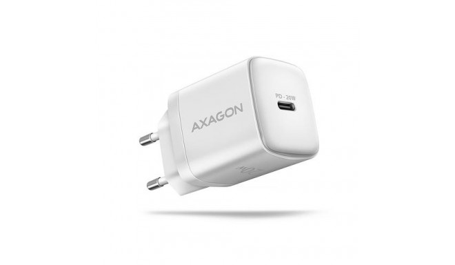 Axagon ACU-PD20W wall charger 1x QC3.0/AFC/FCP/PD type-C 20W white Mobile phone, Smartphone, Smartwa