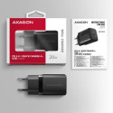 Axagon ACU-PD20 wall charger 1x QC3.0/AFC/FCP/PD type-C, 20W, black Mobile phone, Smartphone, Smartw