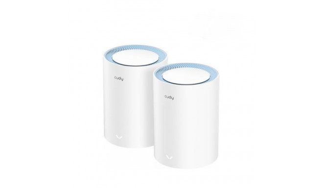 Cudy M1200 2-PACK mesh wi-fi system Dual-band (2.4 GHz / 5 GHz) Wi-Fi 5 (802.11ac) White 1 Internal