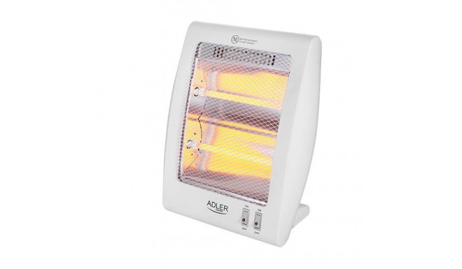 Adler AD 7709 Indoor White 800 W Quartz electric space heater