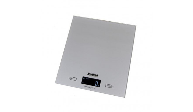 Mesko Home MS 3145 Grey Countertop Rectangle Electronic kitchen scale