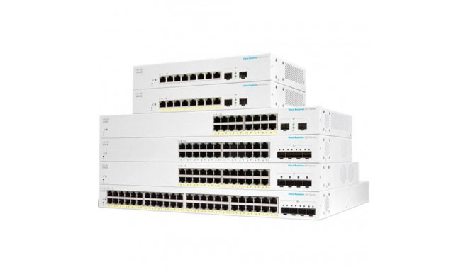 Cisco CBS220-48T-4X-EU network switch Managed L2 Gigabit Ethernet (10/100/1000) White