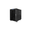 Lanberg FF01-8015-12BL rack cabinet 15U Freestanding rack Black