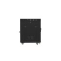 Lanberg FF01-8015-12BL rack cabinet 15U Freestanding rack Black