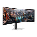 Samsung G93SC computer monitor 124.5 cm (49&quot;) 5120 x 1440 pixels Dual QHD OLED Silver