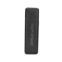 Extralink Powerbank EPB-124 30000mAh Black Power bank, Fast Charging, USB-C