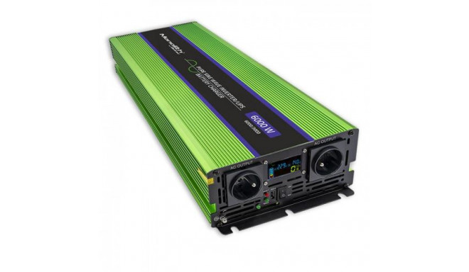 Qoltec Monolith power adapter/inverter Auto 6000 W Green