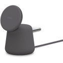 "Belkin BOOST CHARGE PRO 2in1 Ladedock mit MagSafe, 15W, grau"