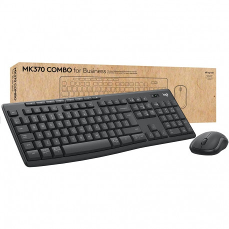 "Logitech Desktop MK370 Wireless Black - US Layout"