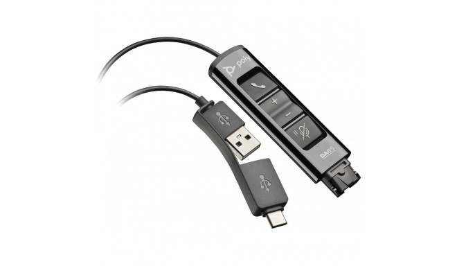 "HP Poly DA85 Wideband QD auf USB-Adapter (USB-A & USB-C)"