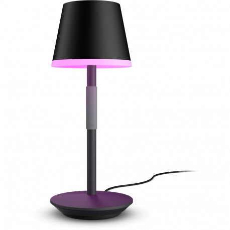 "Philips Hue White & Color Ambiance Go Tragbare Tischleuchte Schwarz"