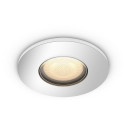 "Philips Hue White Ambiance Adore Einbaustrahler rund Silber 1x350lm"