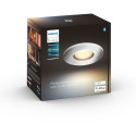 "Philips Hue White Ambiance Adore Einbaustrahler rund Silber 1x350lm"