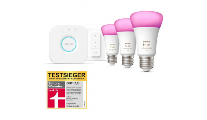 "Philips Hue StiWa White & Color Ambiance E27 3er Starter Set + DS 75W"