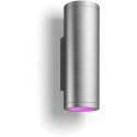 "Philips Hue White & Color Ambiance Appear Wandleuchte rund Edelstahl 1200lm"