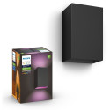 "Philips Hue White & Color Ambiance Resonate Wandleuchte Schwarz 1200lm"