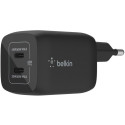 "Belkin 65W Dual USB-C GaN Ladegerät mit PD und PPS, schwarz"