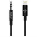 "Belkin MixIT Lightning auf 3,5mm AUX Kabel, 1.8 m, schwarz"