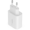 "Belkin 25W USB-C Ladegerät PowerDelivery, light. Kabel 1m weiß"