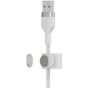 "Belkin PRO Flex Lightning/USB-A Kabel, Apple zert., 3m, weiß"