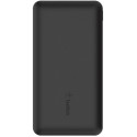 "Belkin BOOST CHARGE Powerbank, 10.000mAh 12W, USB-A & -C, blk"