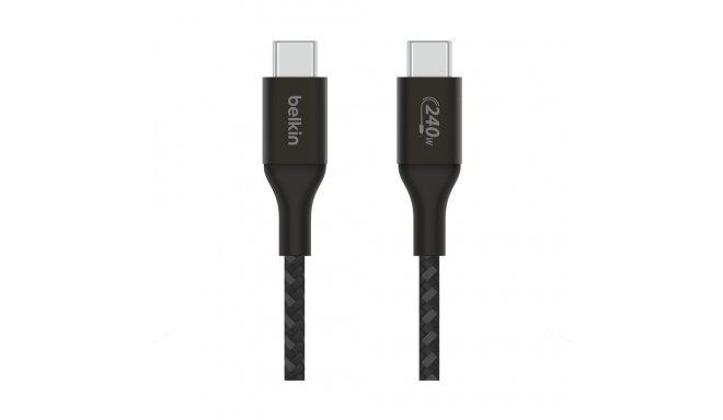 "Belkin BOOST CHARGE 240W USB-C auf USB-C Kabel, 2m, schwarz"