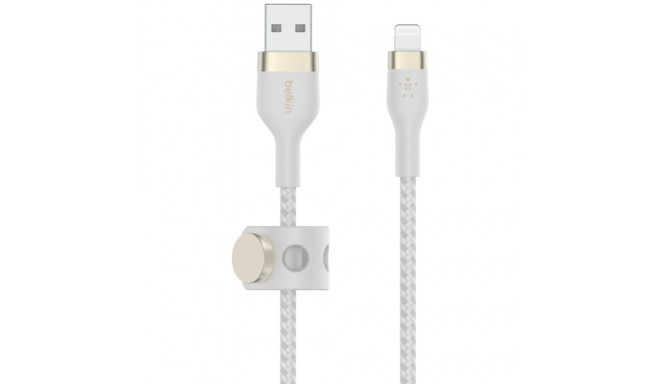 "Belkin PRO Flex Lightning/USB-A Kabel, Apple zert., 1m, weiß"