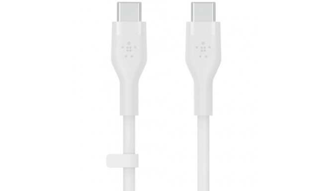 "Belkin Flex USB-C/USB-C Kabel, Schnellladen bis 60W, 2m, weiß"