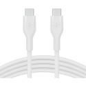 "Belkin Flex USB-C/USB-C Kabel, Schnellladen bis 60W, 2m, weiß"