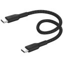 "Belkin geflochtenes USB-C / USB-C-Kabel 0,15m, schwarz"