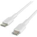 "Belkin USB-C/USB-C Kabel PVC, 1m, weiß"