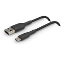 "Belkin Micro-USB-Kabel ummantelt, 1m, schwarz"