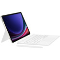 "Samsung Book Cover Keyboard für Galaxy Tab S9/9 FE white"