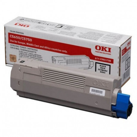 "OKI Toner 43865708 Schwarz bis zu 8.000 Seiten"