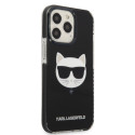 Karl Lagerfeld TPE Choupette Head Case for iPhone 13 Pro Black