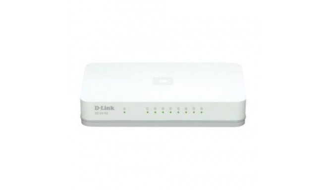 D-link Switch GO-SW-8G/E Unmanaged, Desktop, 1 Gbps (RJ-45) ports quantity 8