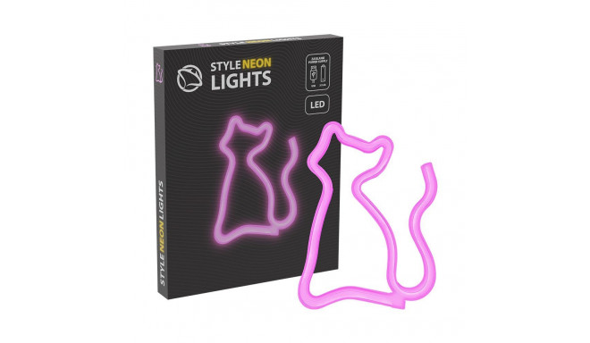 Manta SNL06PK Style Neon Lights Cat pink