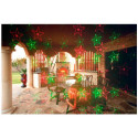 Waterproof laser projector for garden and home - projection of snowflakes and stars