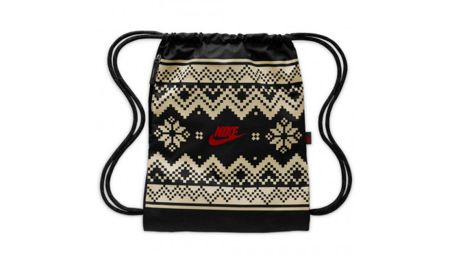 Nike Drawstrng-Fair Isle FZ7287-010 Backpack (czarny)