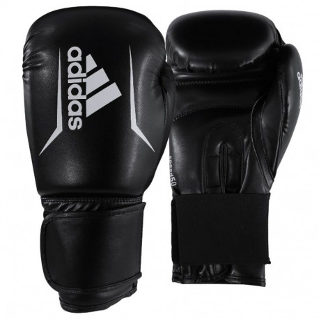 adidas Speed 50 Boxing Gloves Black (6 oz)