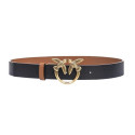 Pinko Love Berry H3 Belt (3 cm) 100125A1K3ZL2Q (XS)