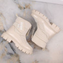 Filippo W PAW498B insulated zippered snow boots, beige (40)